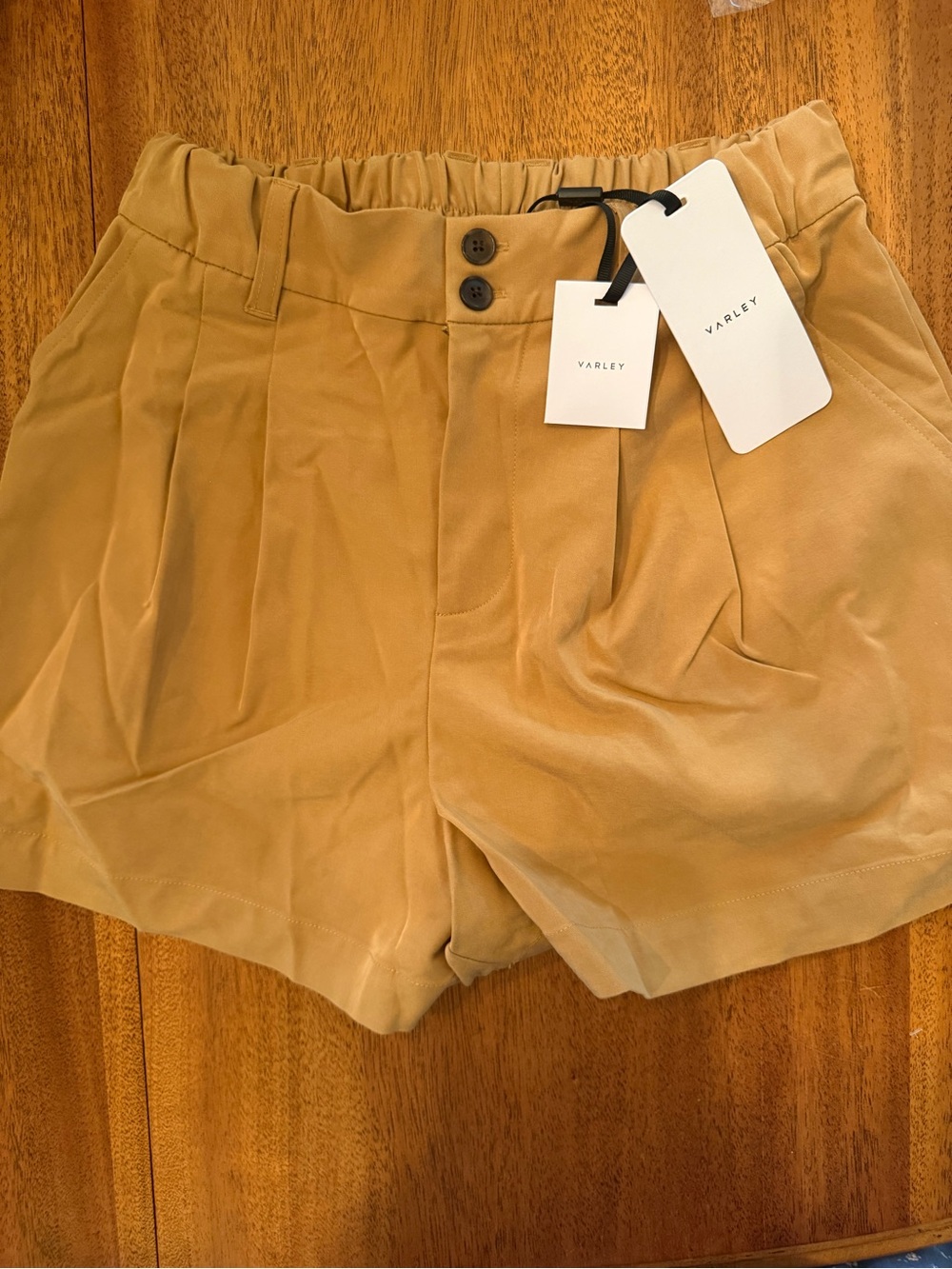 Varley Tansy Woven Shorts 3”, Color Apple Cinnamon - Picture 9 of 14